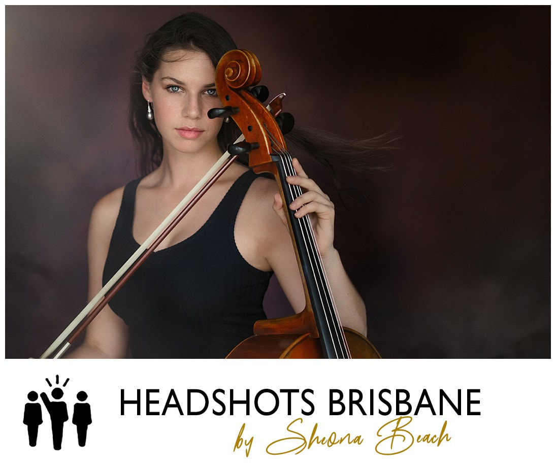 Portrait photo of a musician by Brisbane Headshot photographer, Sheona Beach