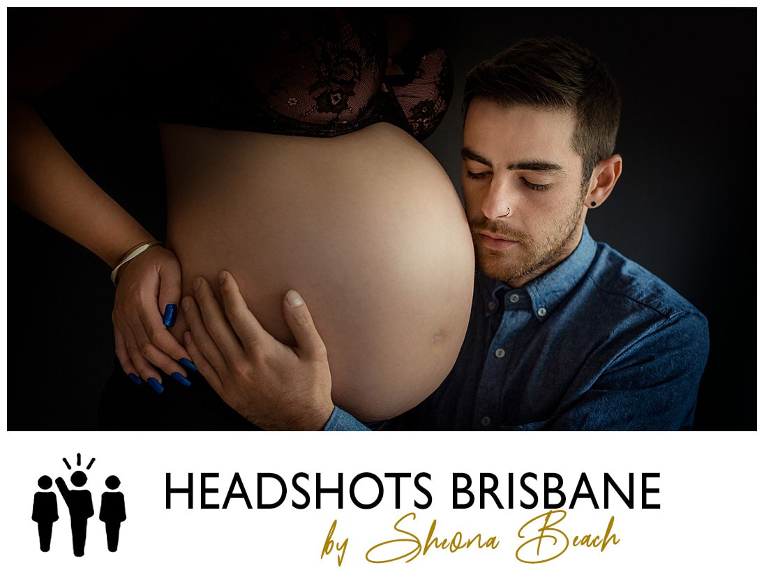 Maternity portrait in Brisbane by photographer Sheona Beach