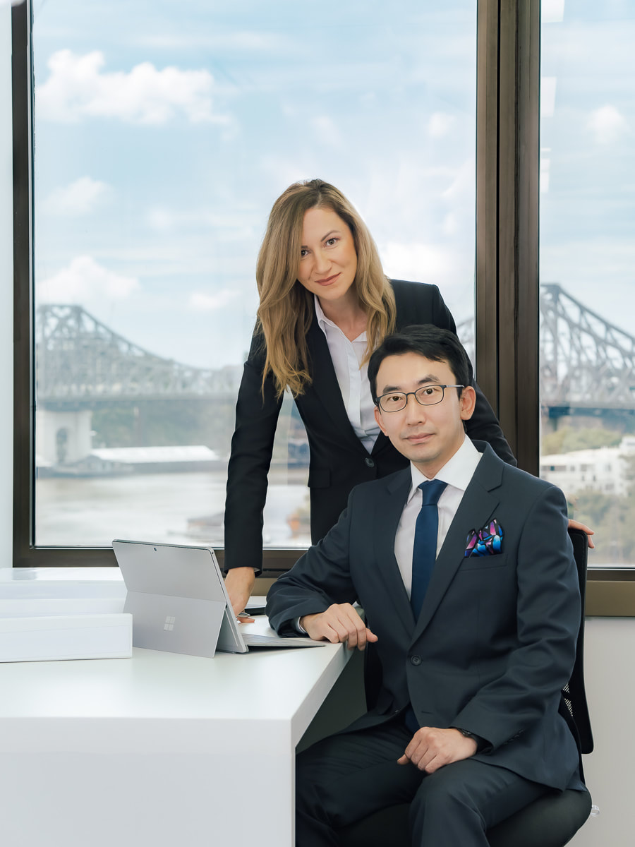 Business headshots and portraits taken on location in Brisbane by Sheona Beach